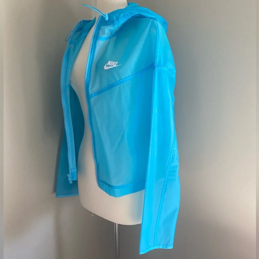 Nike Women's Vibrant Blue Utility Jacket - Picture 2 of 4